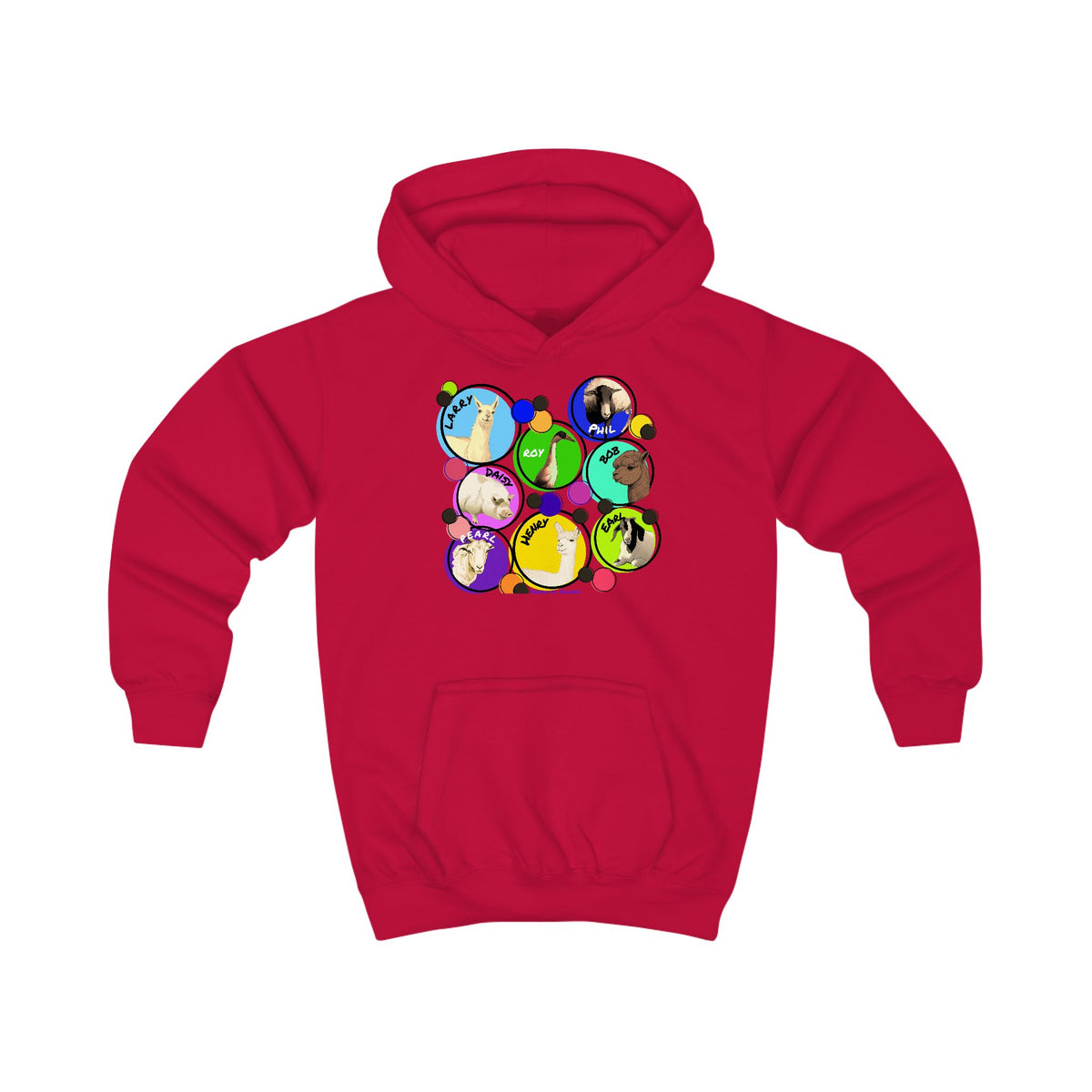 KIDS HOODIE - THE WHOLE GANG - CALI SUN