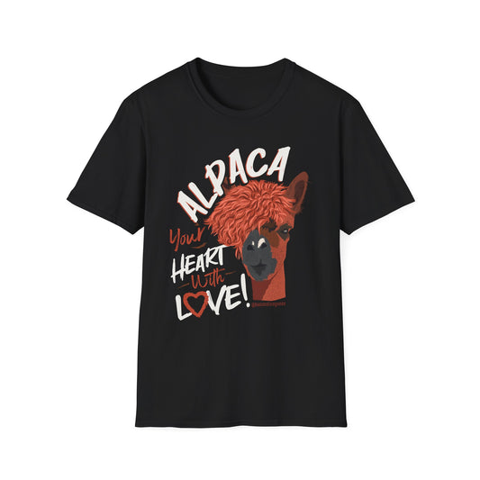ALPACA YOUR HEART WITH LOVE - UNISEX SOFTSTYLE TEE