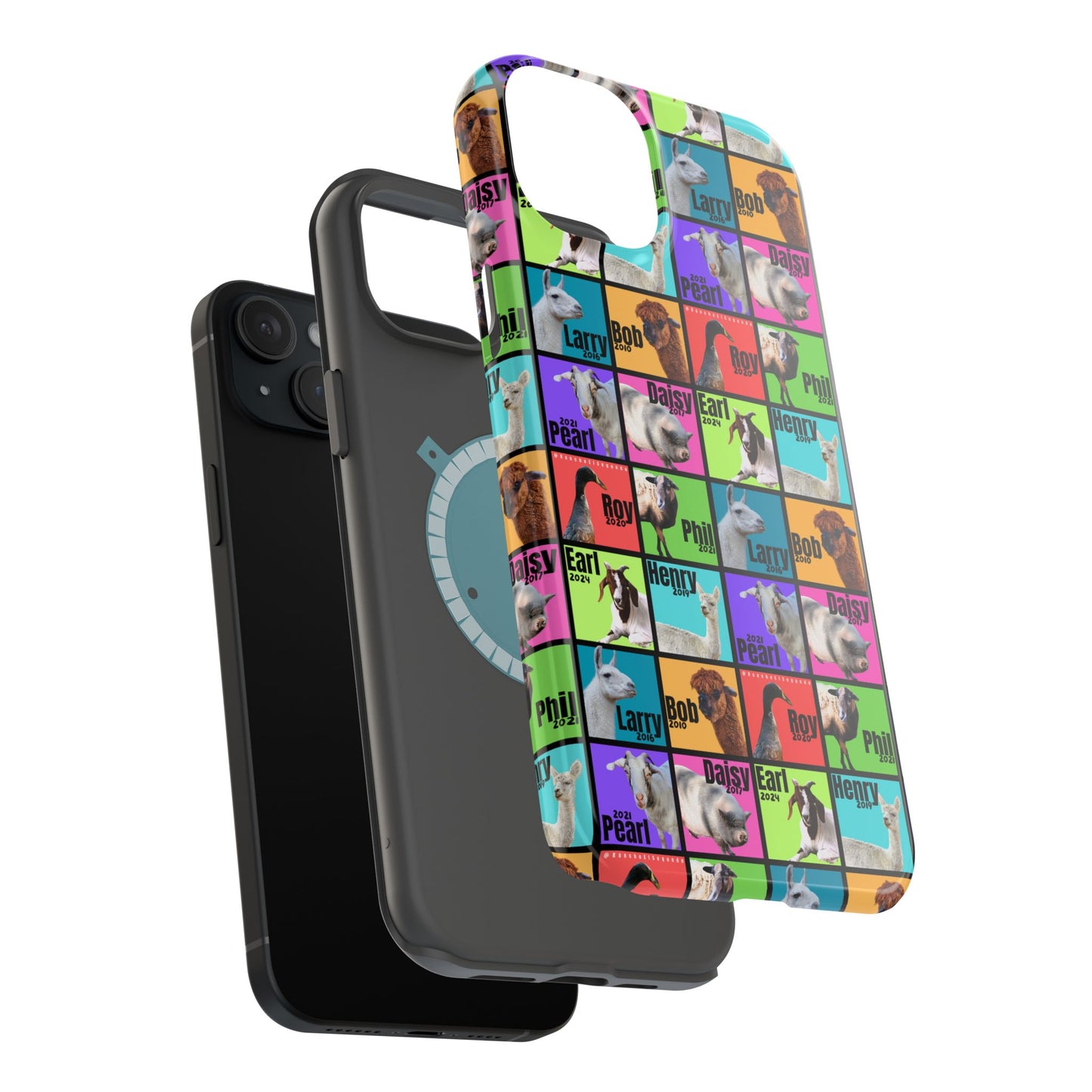 iPHONE CASE - THE WHOLE GANG - BOLD COLORS