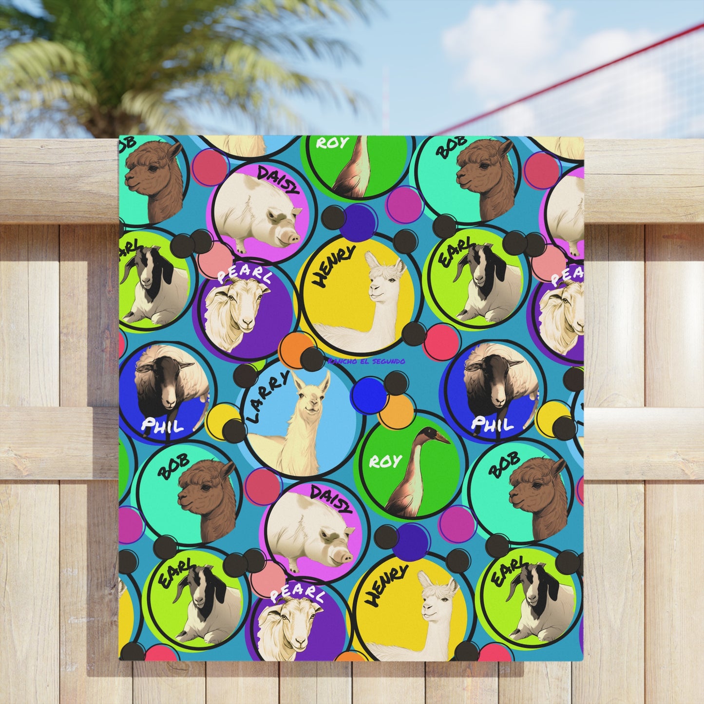 Cali Sun The Whole Gang Beach Towel