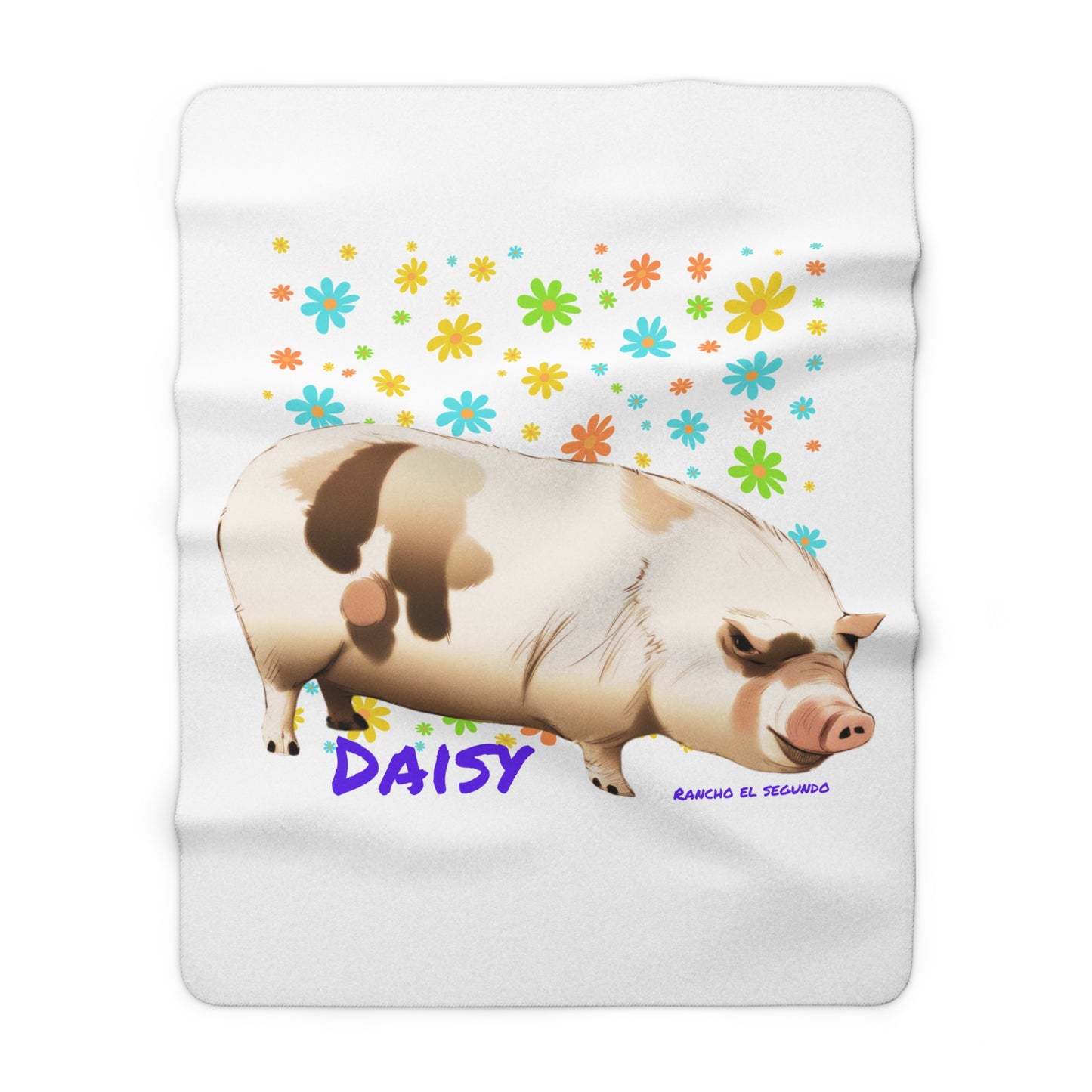 Cali Sun - Daisy - Sherpa Fleece Blanket