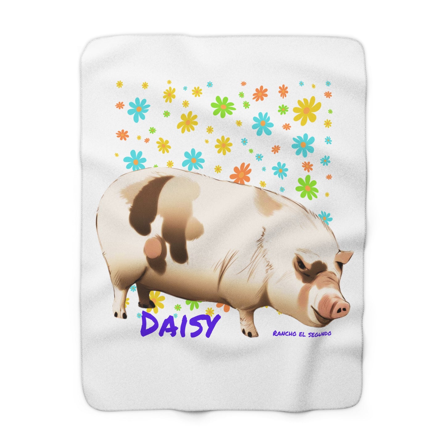 Cali Sun - Daisy - Sherpa Fleece Blanket