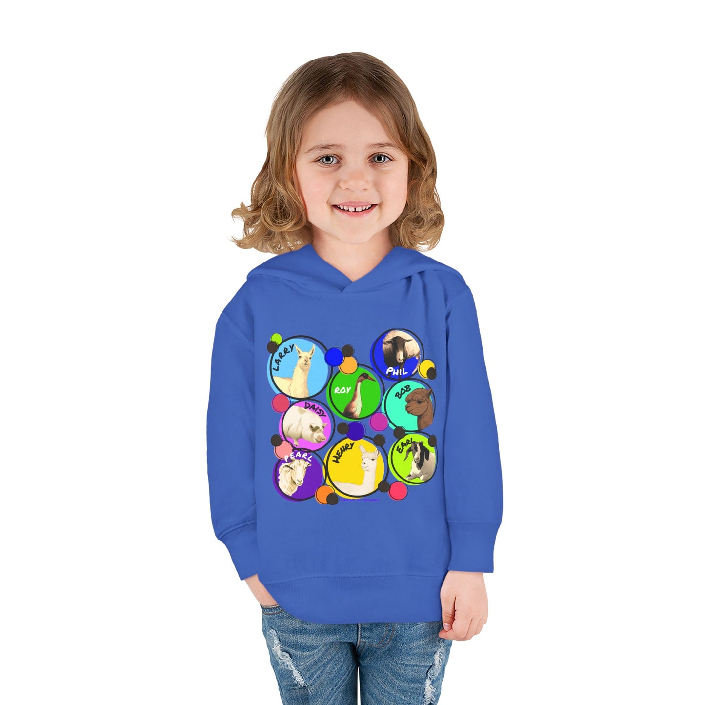 Cali Sun - Whole Gang 2025 - Toddler Pullover Fleece Hoodie