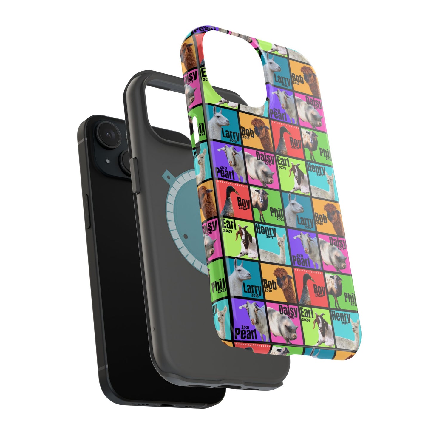 iPHONE CASE - THE WHOLE GANG - BOLD COLORS