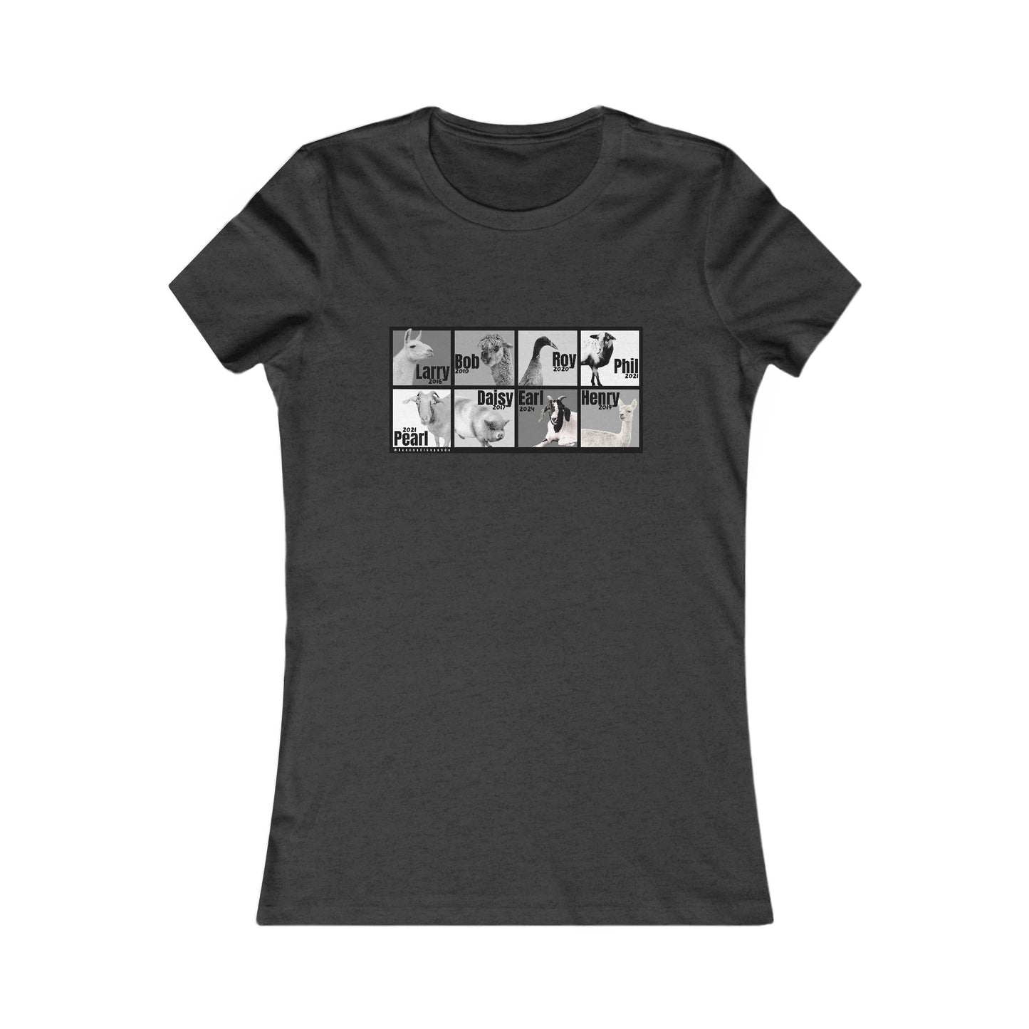 THE WHOLE GANG - WOMEN'S TEE - BLACK & WHITE