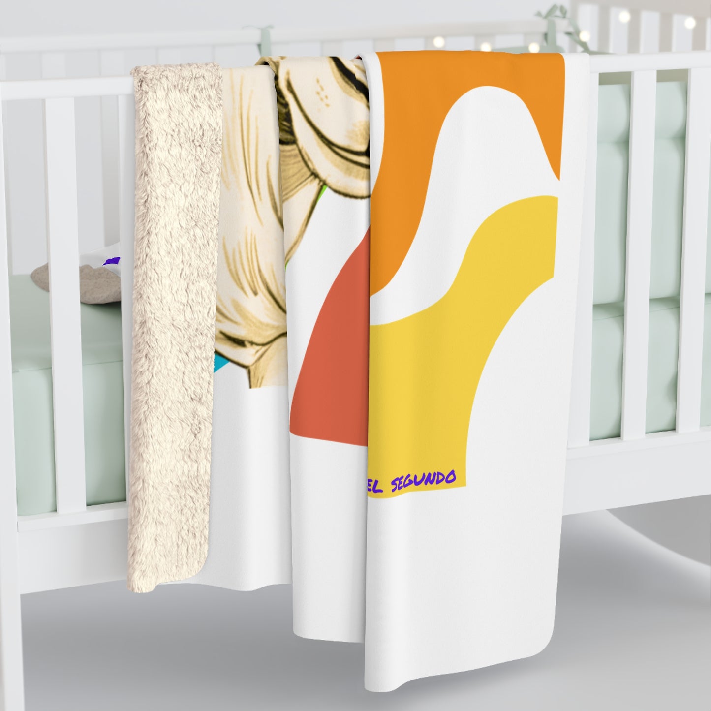 Cali Sun - Pearl - Sherpa Fleece Blanket