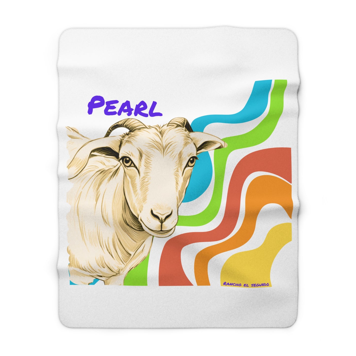 Cali Sun - Pearl - Sherpa Fleece Blanket