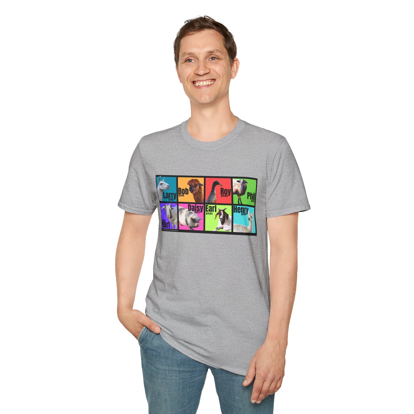 THE WHOLE GANG - ADULT SOFTSTYLE TEE - BOLD