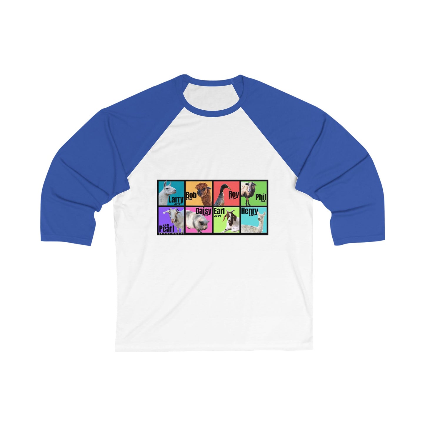THE WHOLE GANG - ADULT BASEBALL TEE - BOLD