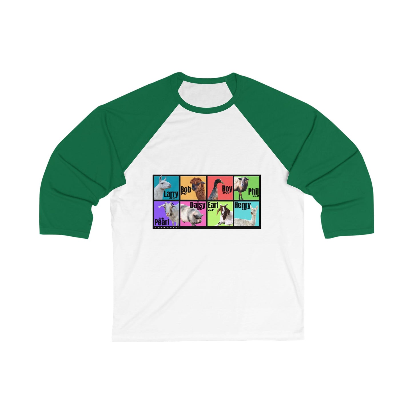 THE WHOLE GANG - ADULT BASEBALL TEE - BOLD