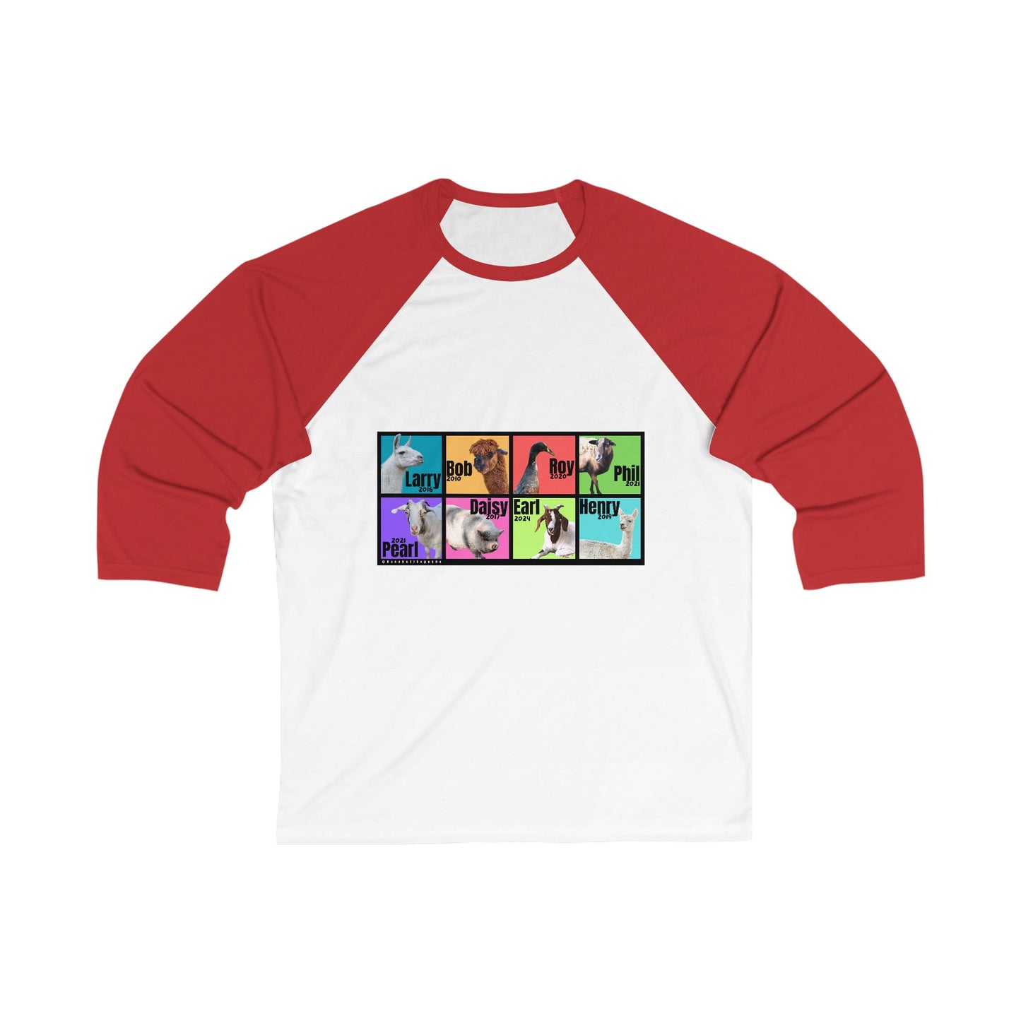 THE WHOLE GANG - ADULT BASEBALL TEE - BOLD