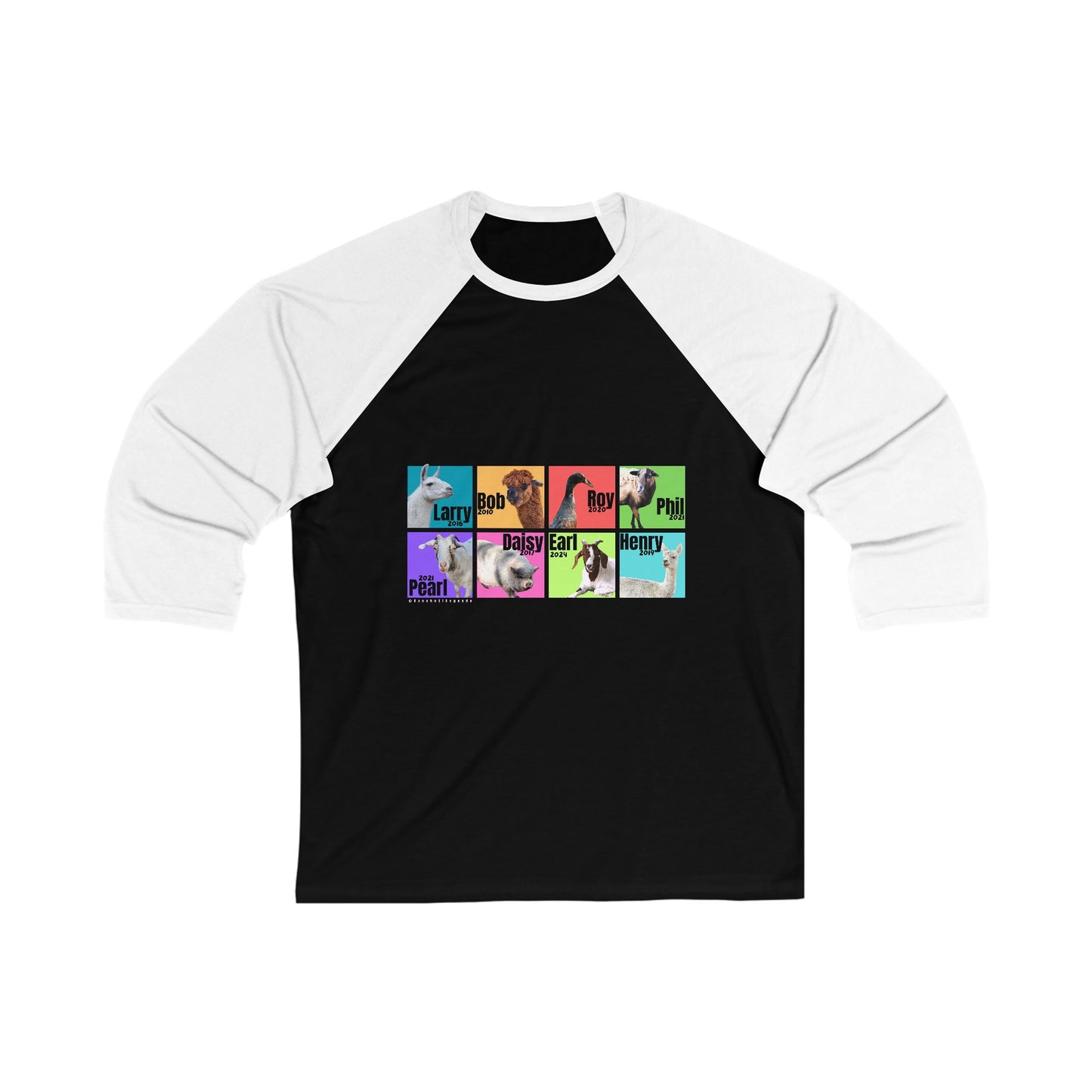 THE WHOLE GANG - ADULT BASEBALL TEE - BOLD
