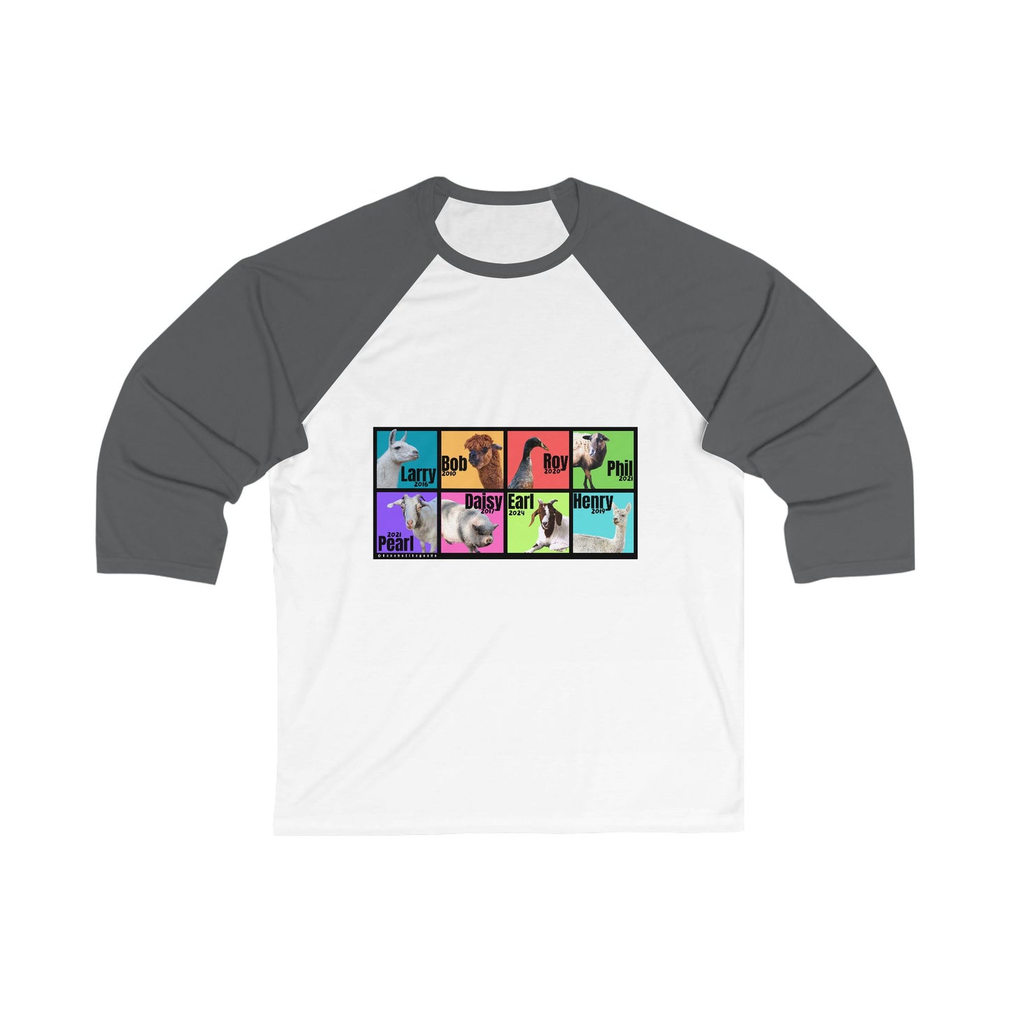 THE WHOLE GANG - ADULT BASEBALL TEE - BOLD