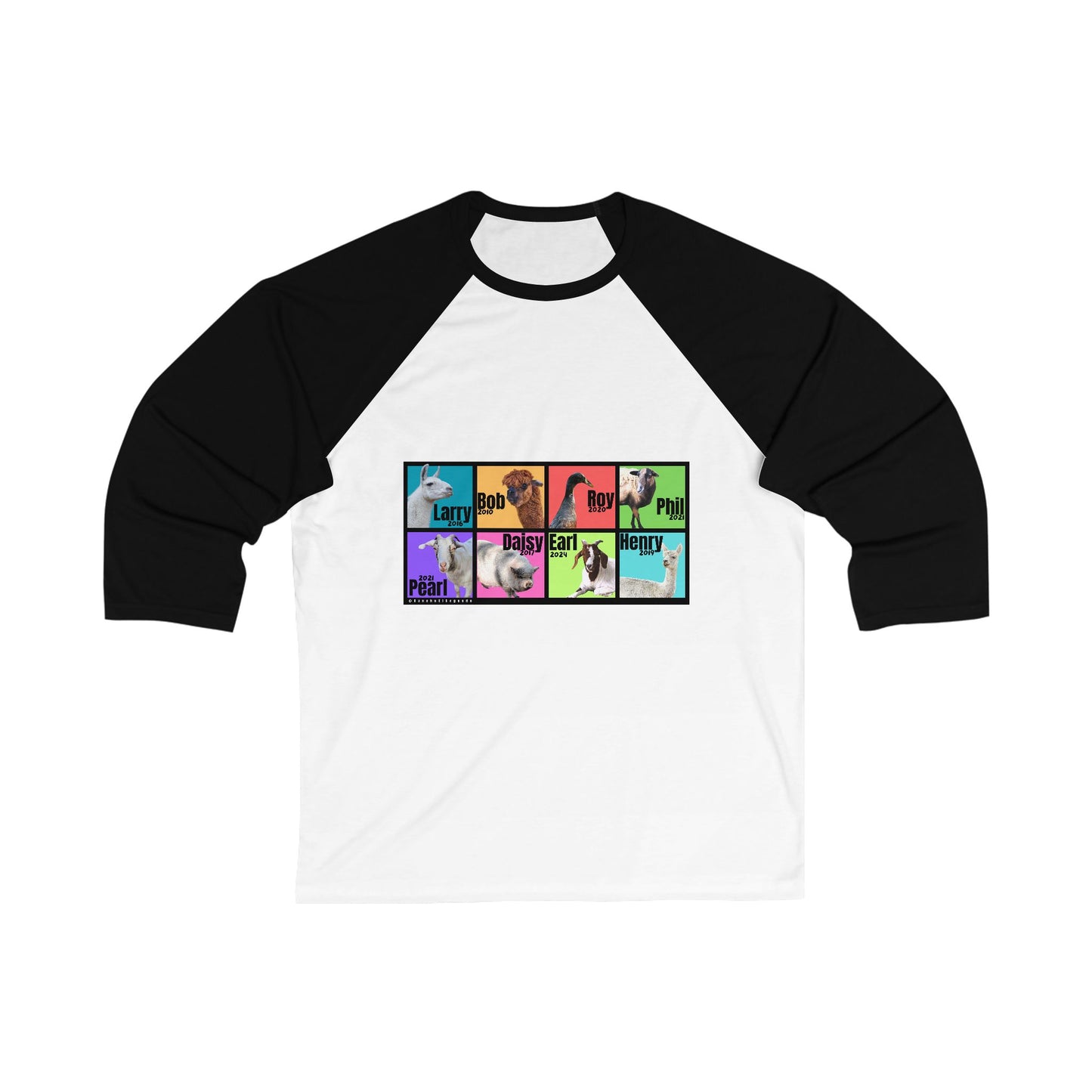 THE WHOLE GANG - ADULT BASEBALL TEE - BOLD