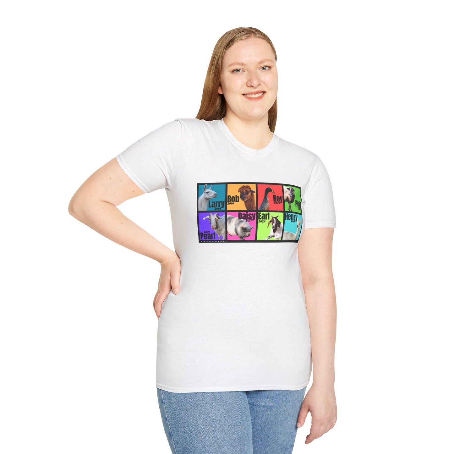 THE WHOLE GANG - ADULT SOFTSTYLE TEE - BOLD