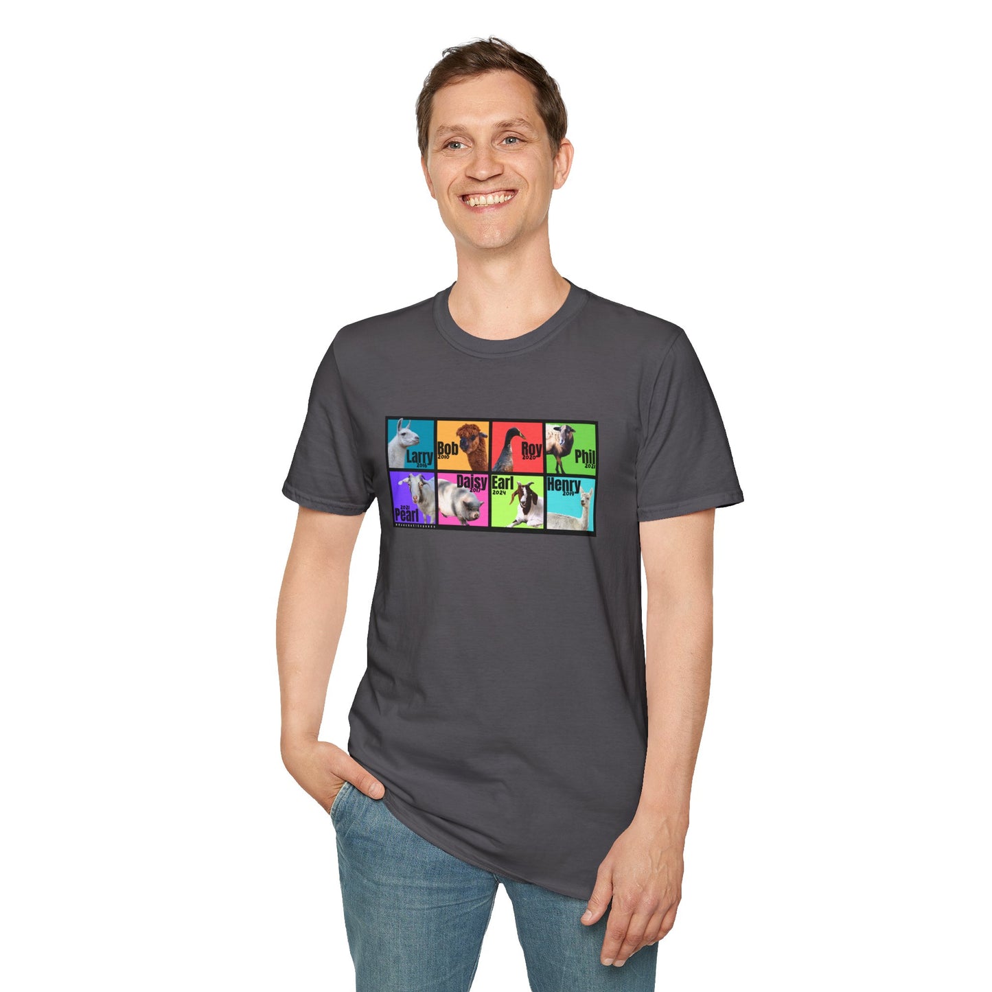 THE WHOLE GANG - ADULT SOFTSTYLE TEE - BOLD