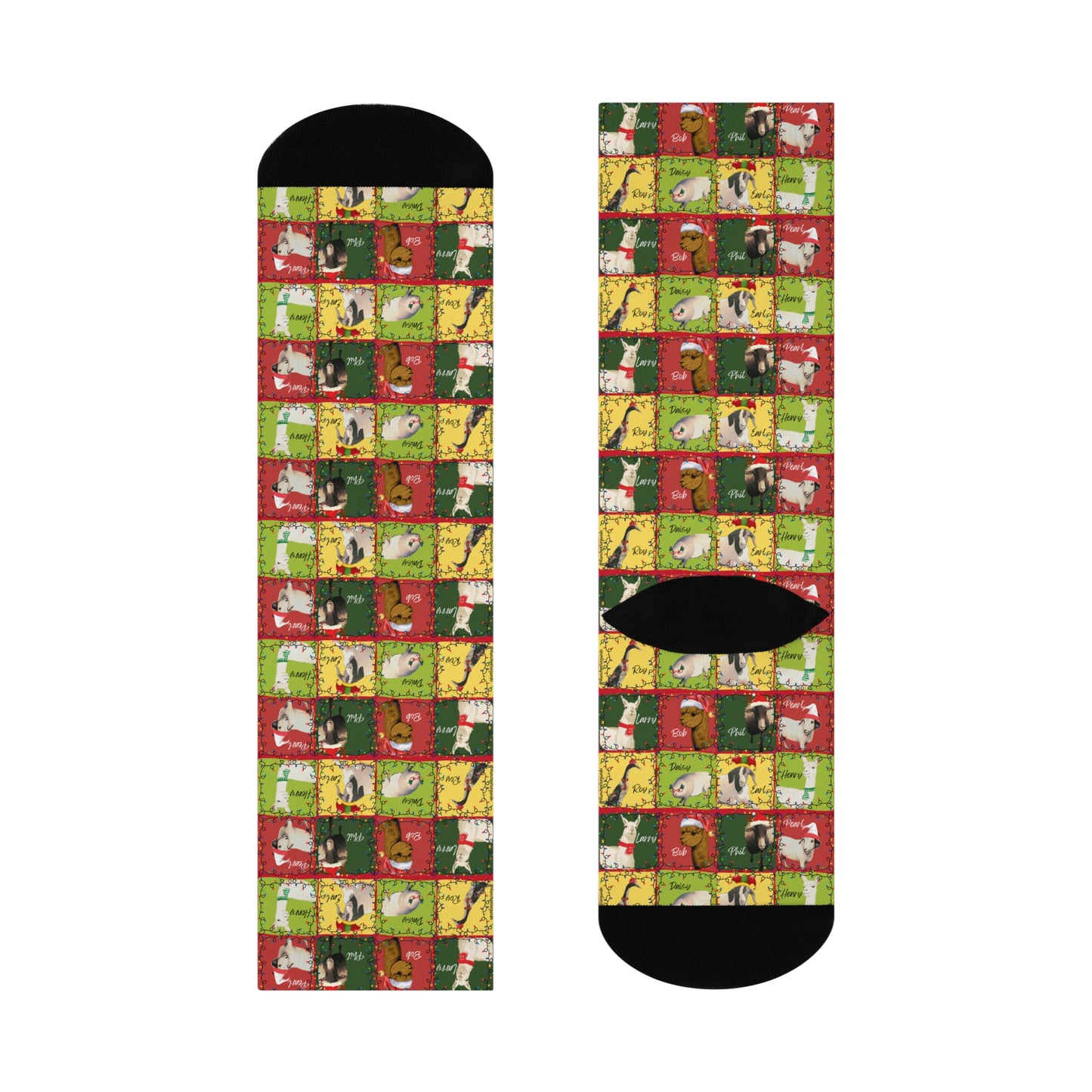 CHRISTMAS WITH THE WHOLE GANG - ADULT CUSHIONED CREW SOCKS