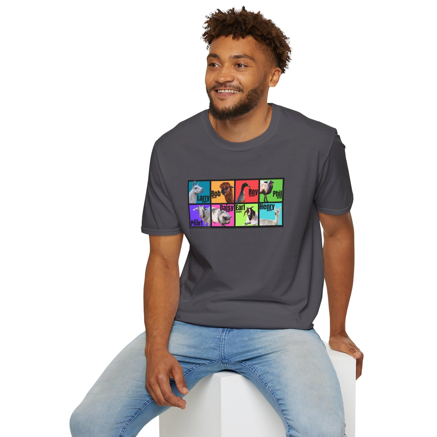 THE WHOLE GANG - ADULT SOFTSTYLE TEE - BOLD
