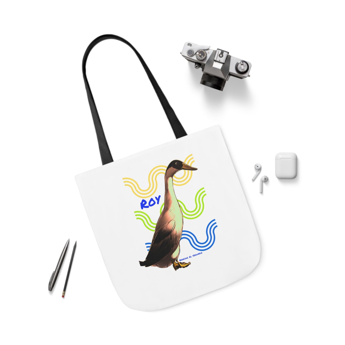 Canvas Tote Bag, 5-Color Straps
