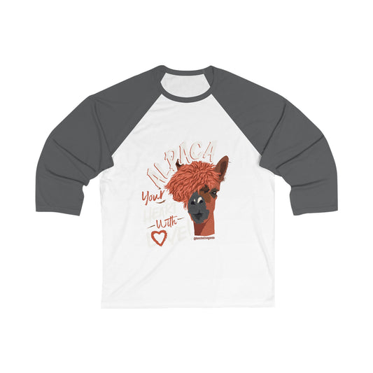 ALPACA YOUR HEART WITH LOVE - ADULT BASEBALL TEE