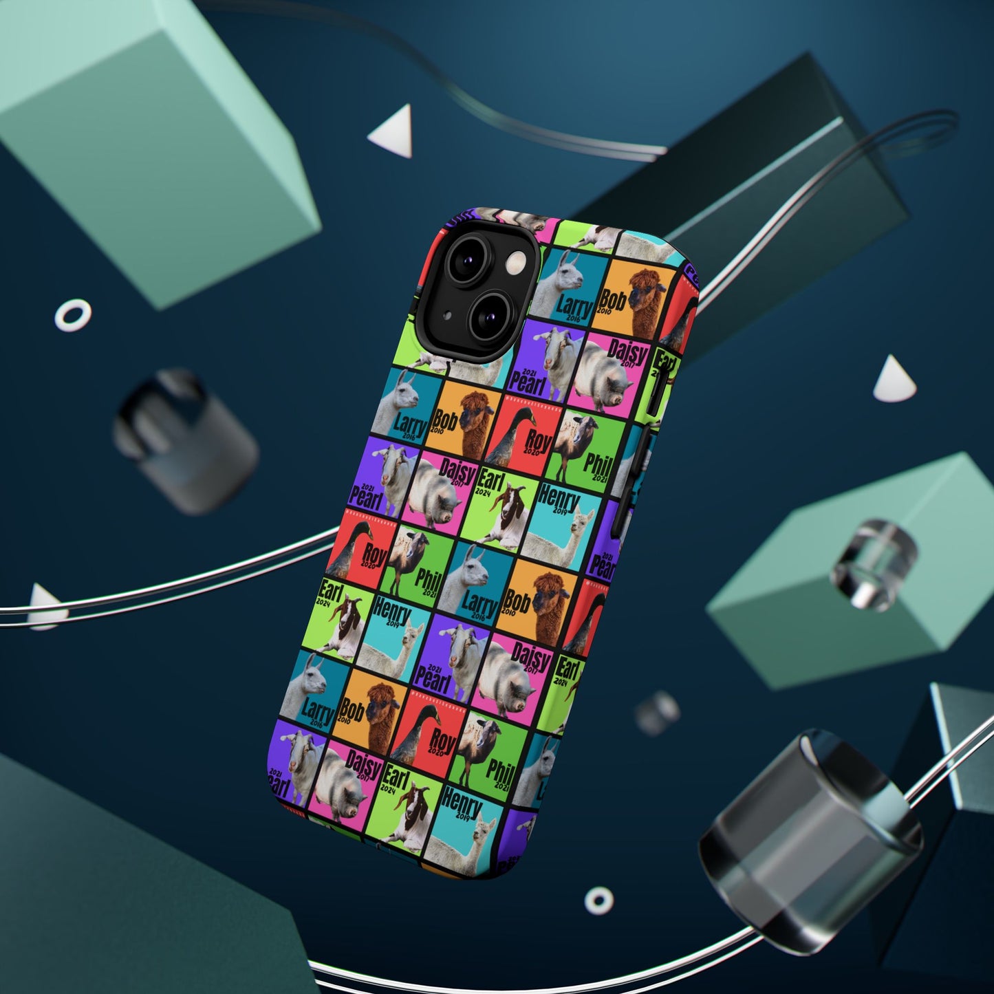 iPHONE CASE - THE WHOLE GANG - BOLD COLORS
