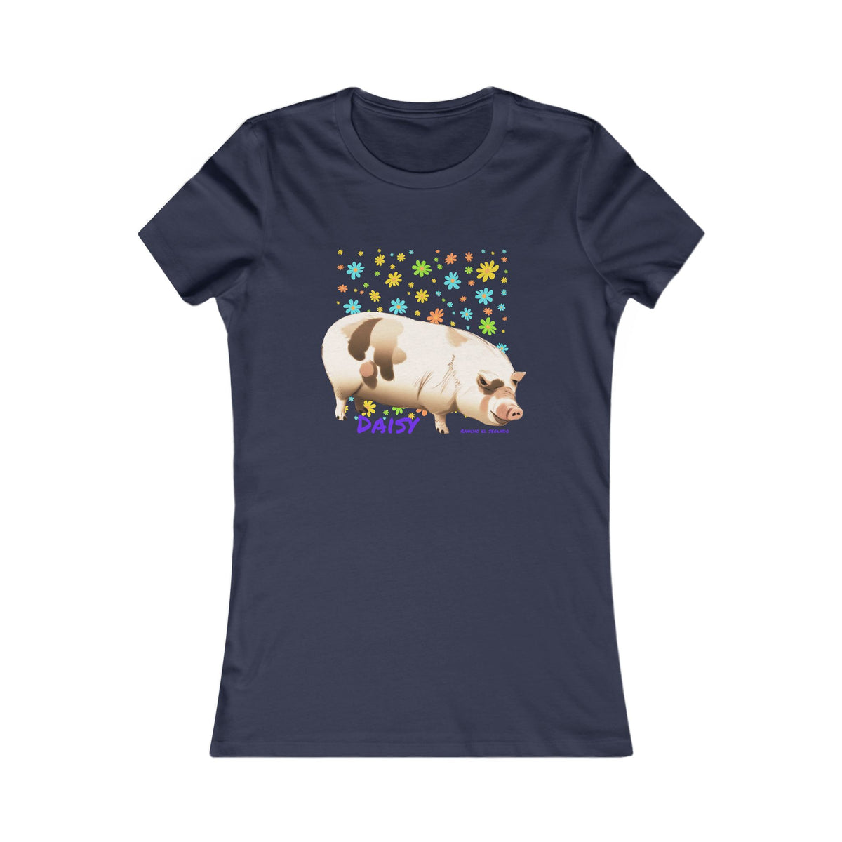 WOMENS SLIM CUT T-SHIRT - DAISY - CALI SUN