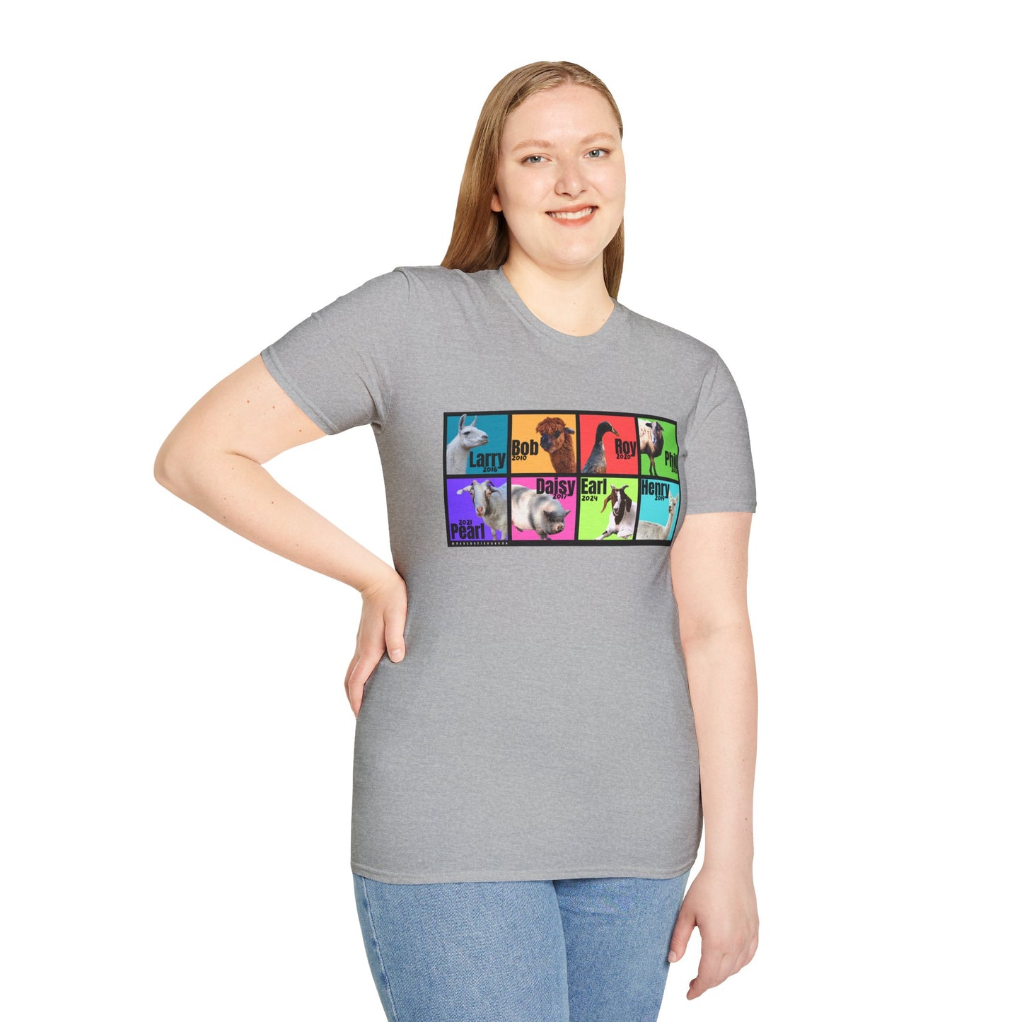 THE WHOLE GANG - ADULT SOFTSTYLE TEE - BOLD