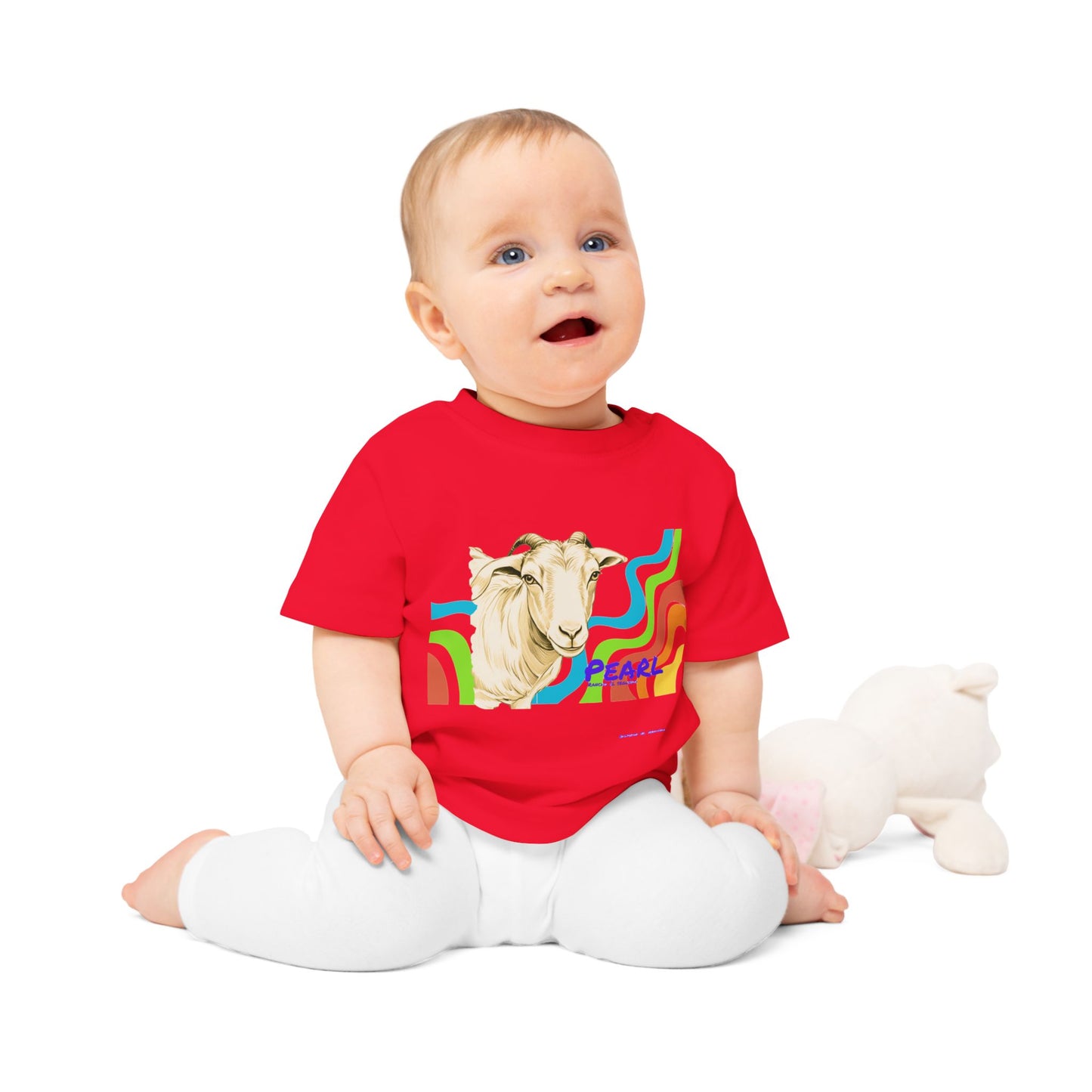 INFANT T-SHIRT - PEARL - CALI SUN