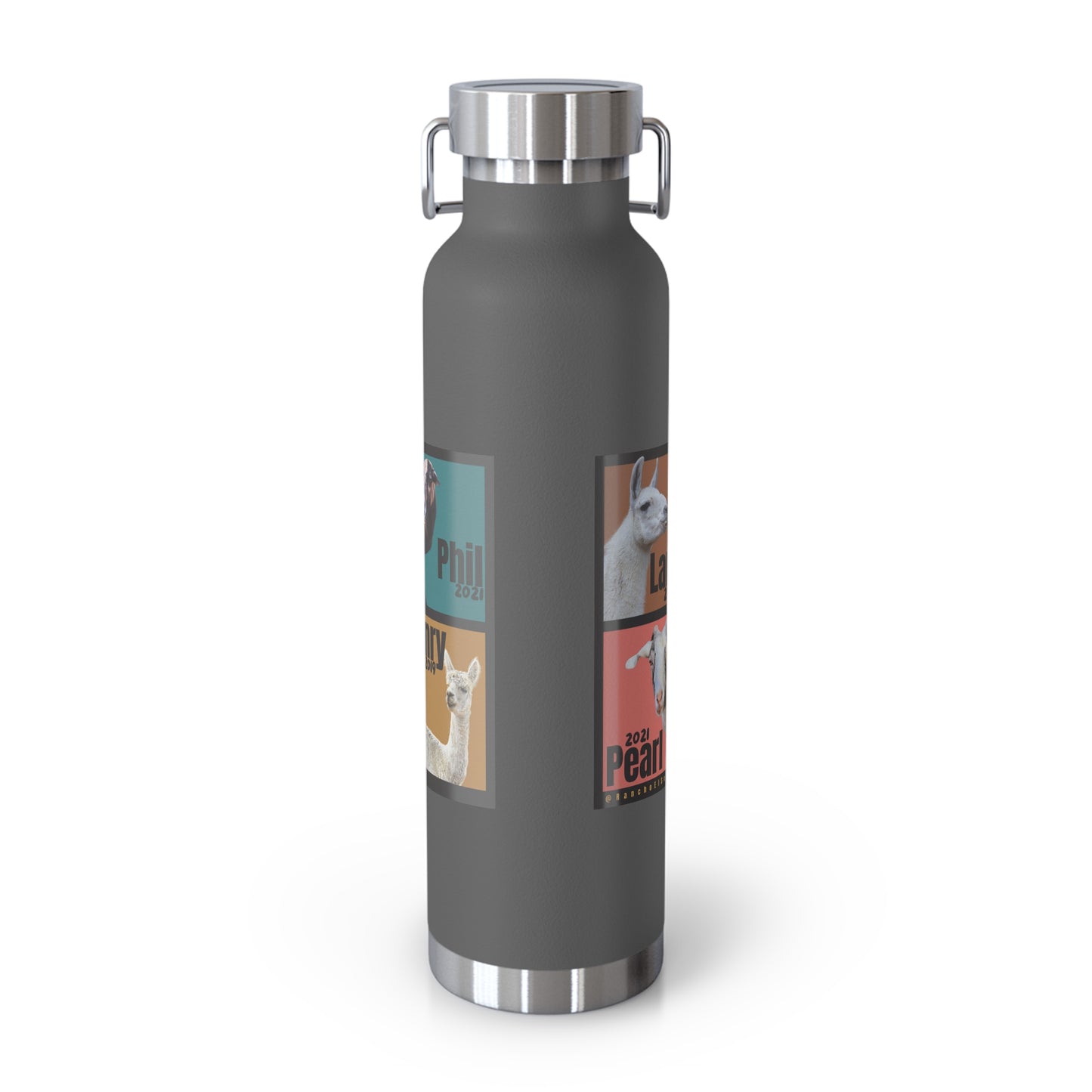 VACUUM INSULATED BOTTLE 22oz - THE WHOLE GANG - EARTH TONES