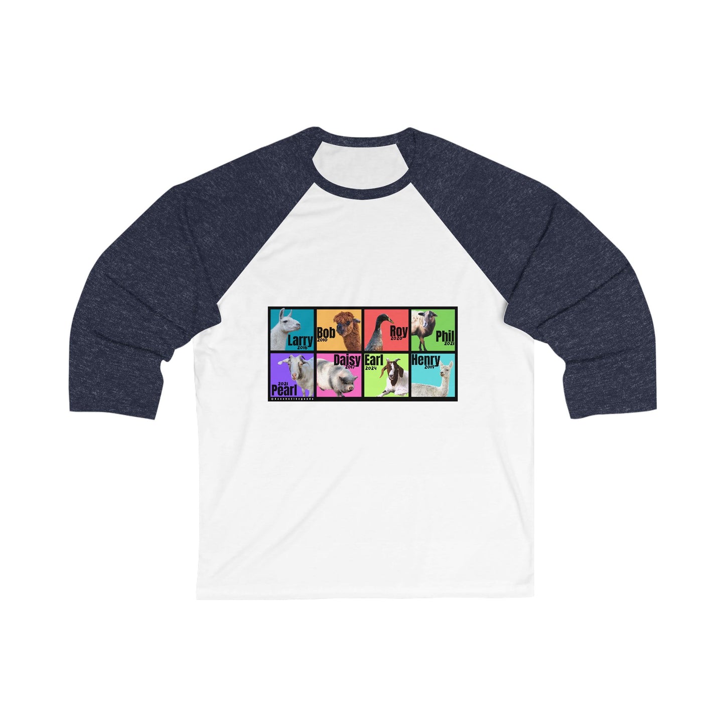 THE WHOLE GANG - ADULT BASEBALL TEE - BOLD