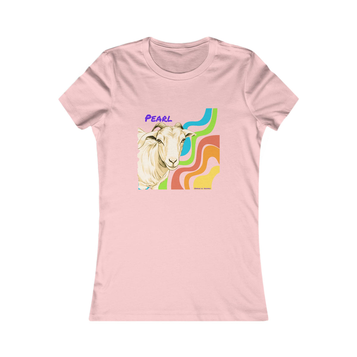WOMENS SLIM CUT T-SHIRT - PEARL - CALI SUN