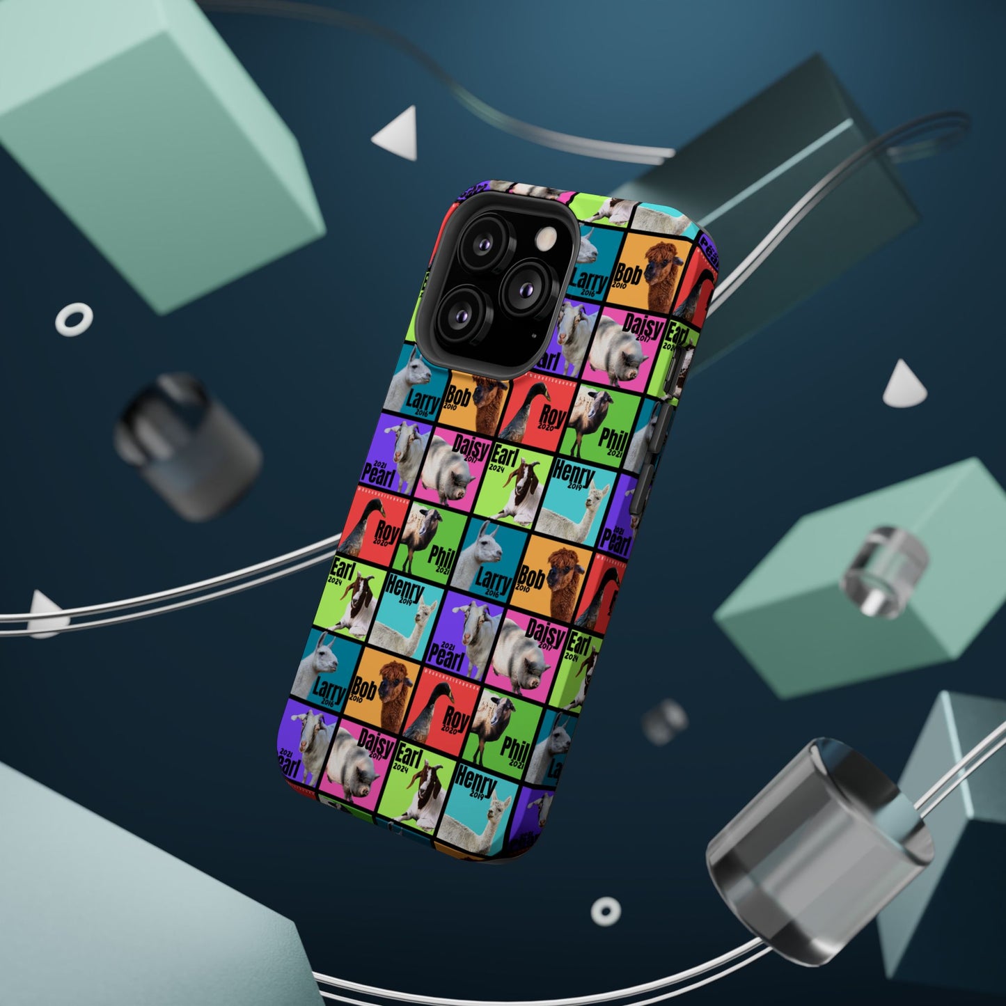 iPHONE CASE - THE WHOLE GANG - BOLD COLORS