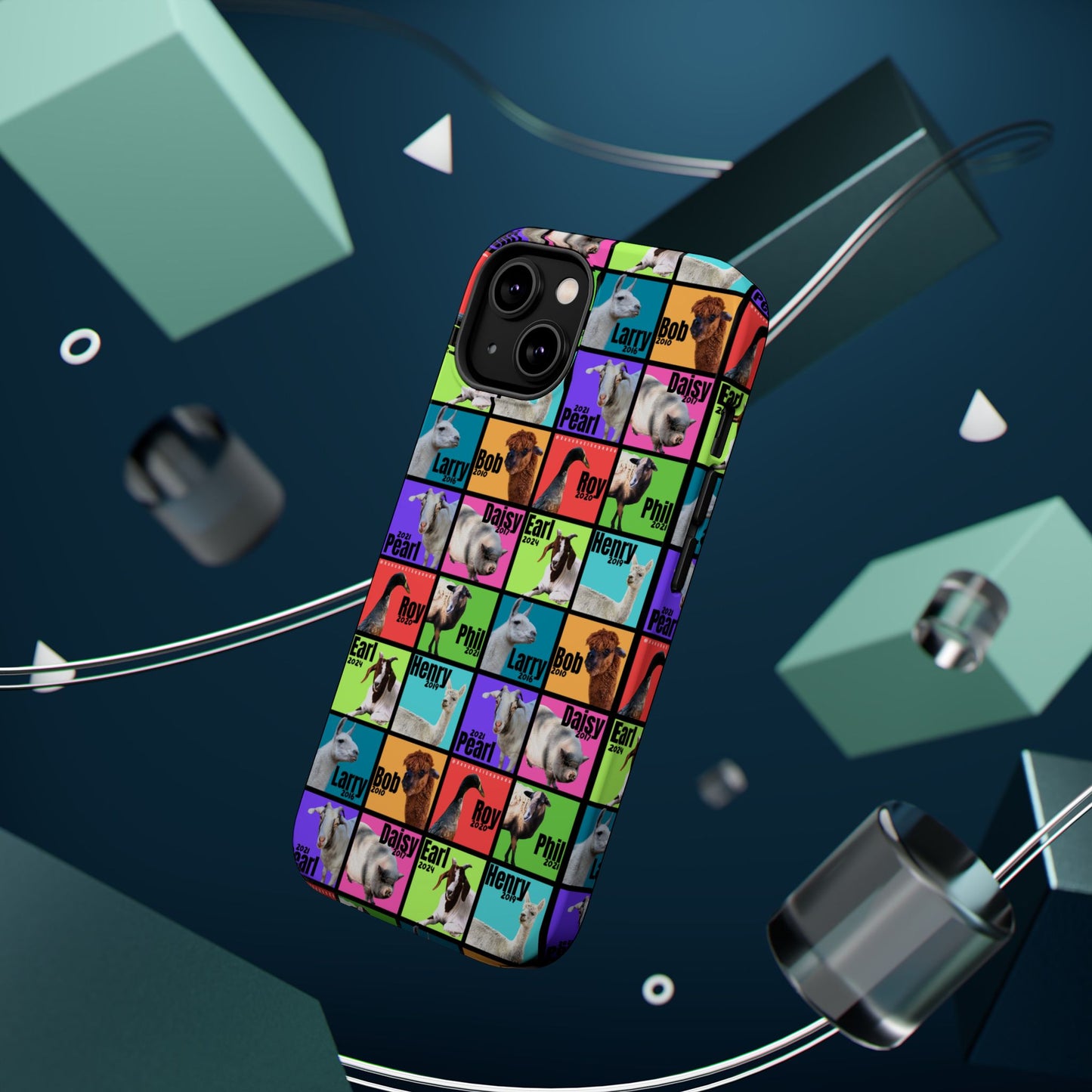 iPHONE CASE - THE WHOLE GANG - BOLD COLORS