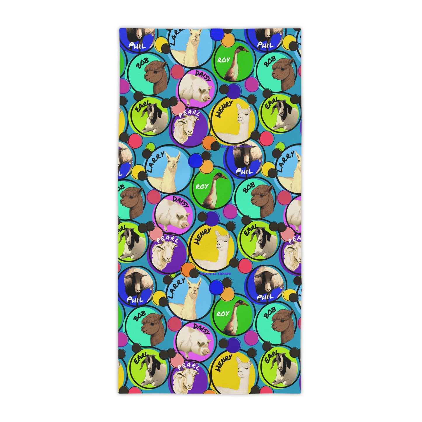 Cali Sun The Whole Gang Beach Towel