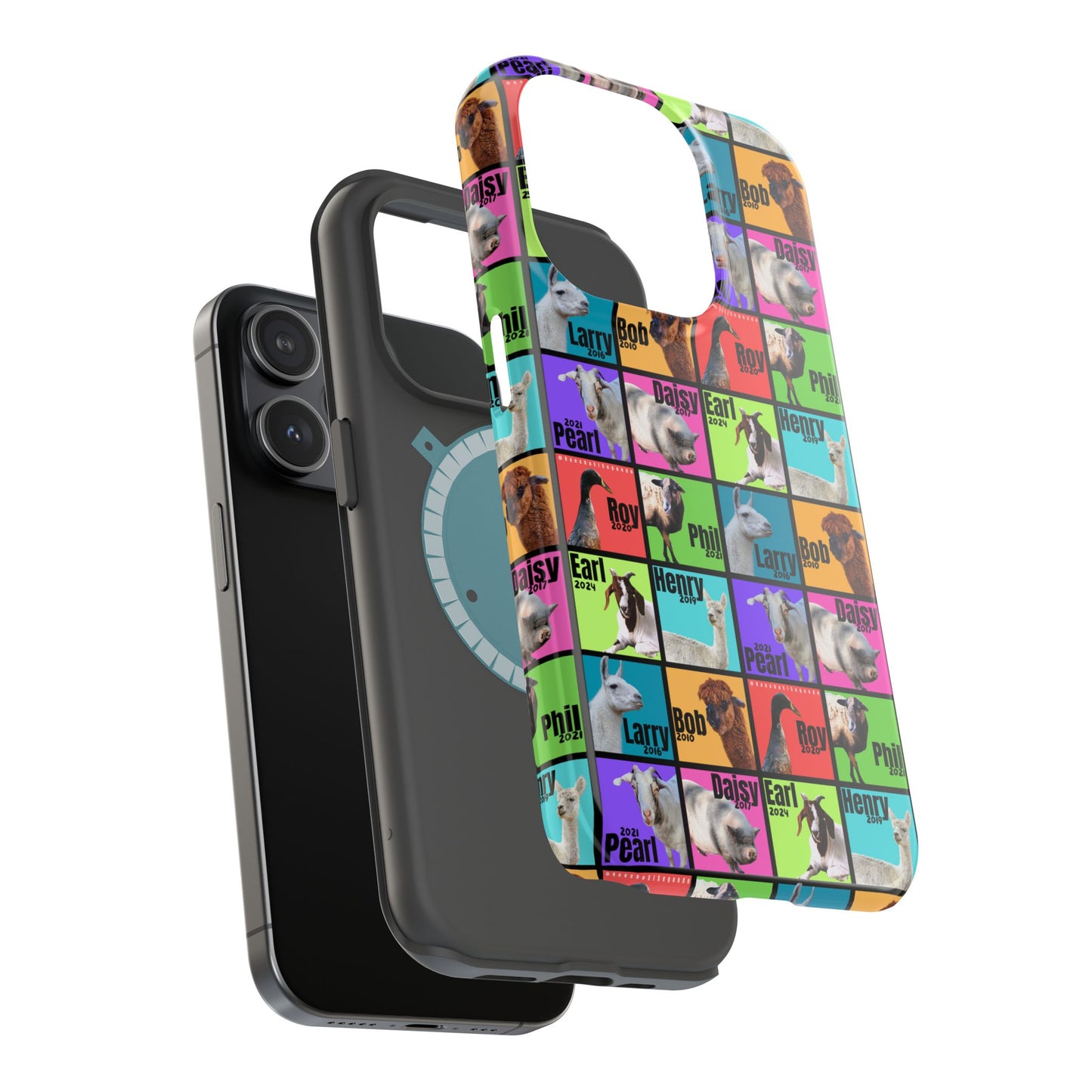 iPHONE CASE - THE WHOLE GANG - BOLD COLORS