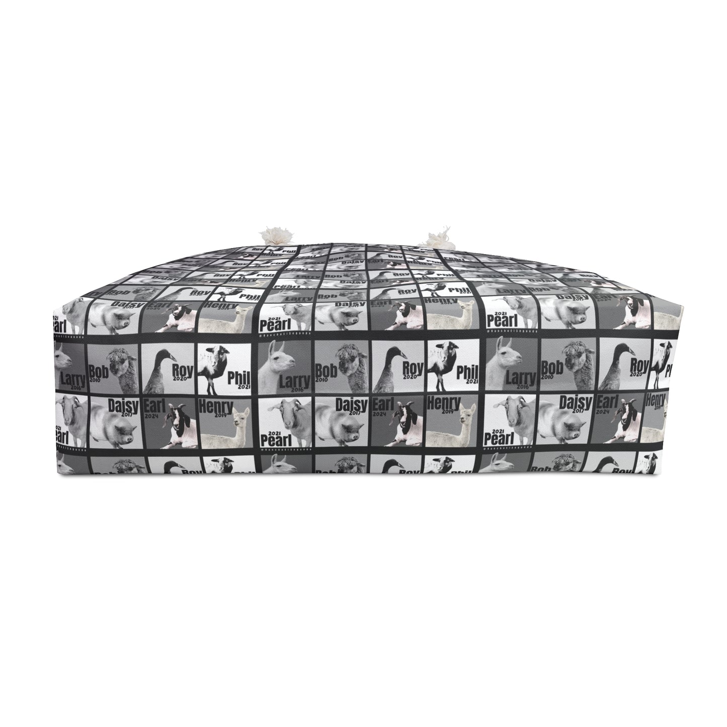 THE WHOLE GANG - WEEKENDER BAG - B&W