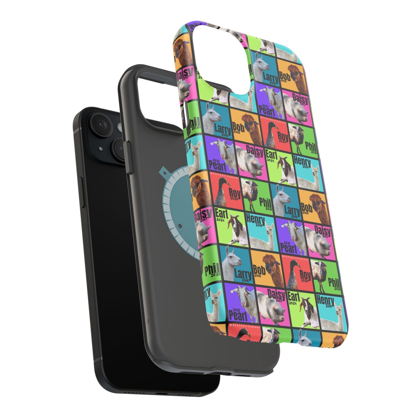iPHONE CASE - THE WHOLE GANG - BOLD COLORS