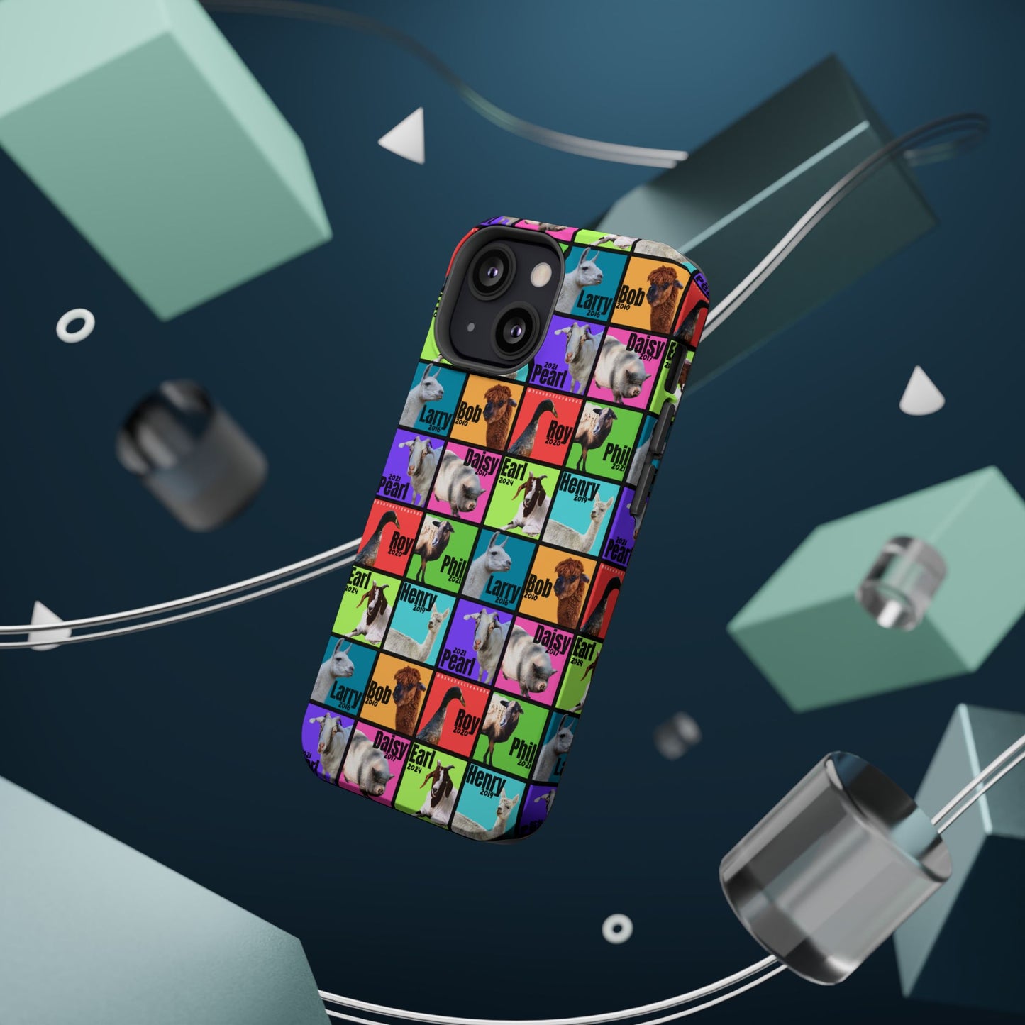 iPHONE CASE - THE WHOLE GANG - BOLD COLORS