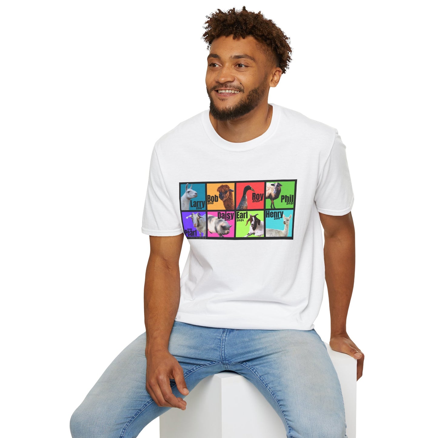THE WHOLE GANG - ADULT SOFTSTYLE TEE - BOLD