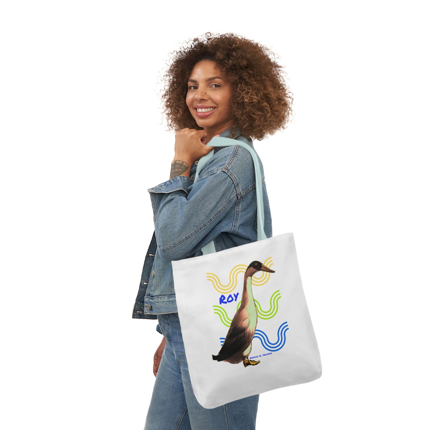 Canvas Tote Bag, 5-Color Straps