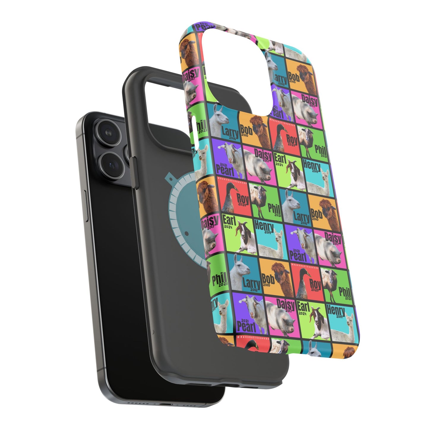 iPHONE CASE - THE WHOLE GANG - BOLD COLORS