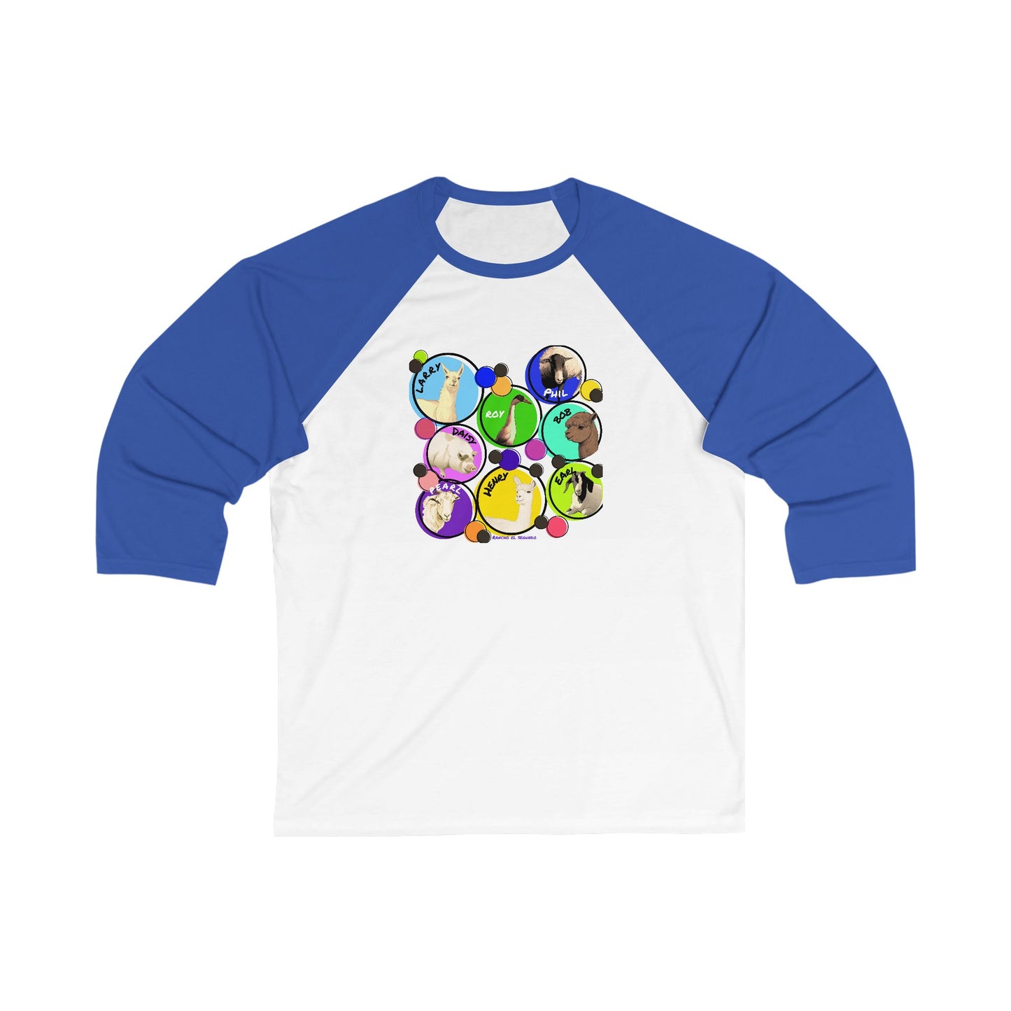 Cali Sun - Whole Gang - Baseball T-Shirt