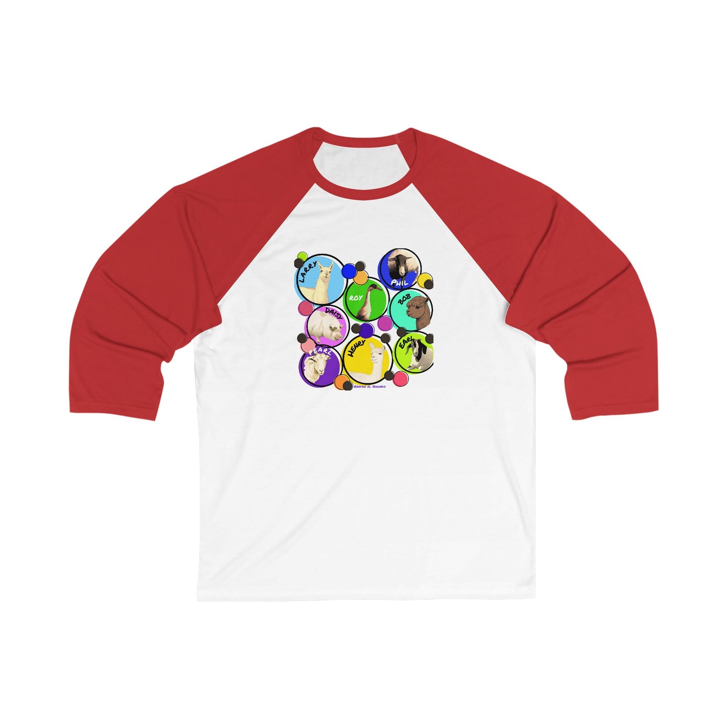 Cali Sun - Whole Gang - Baseball T-Shirt