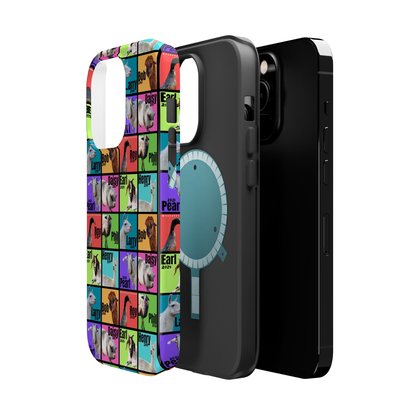 iPHONE CASE - THE WHOLE GANG - BOLD COLORS