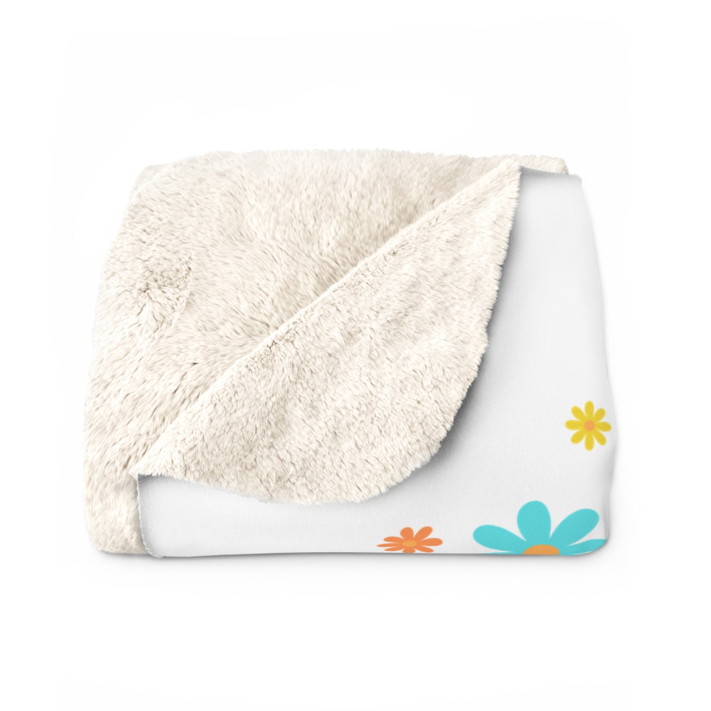 Cali Sun - Daisy - Sherpa Fleece Blanket