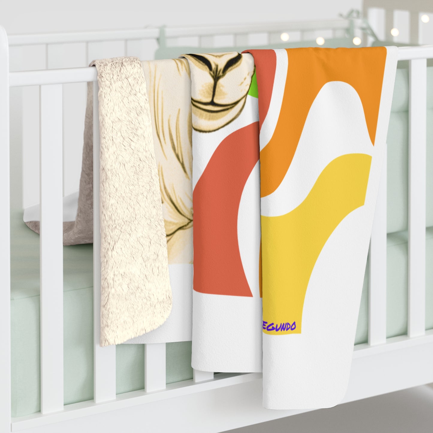 Cali Sun - Pearl - Sherpa Fleece Blanket