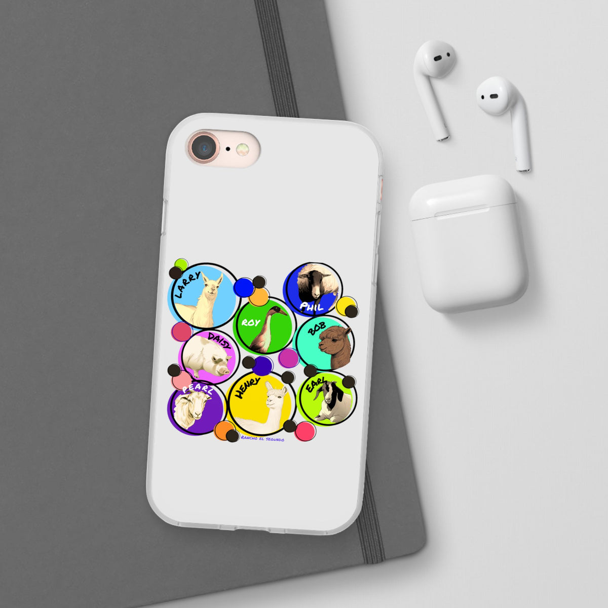 IPHONE & GALAXY FLEXI CASE - THE WHOLE GANG - CALI SUN