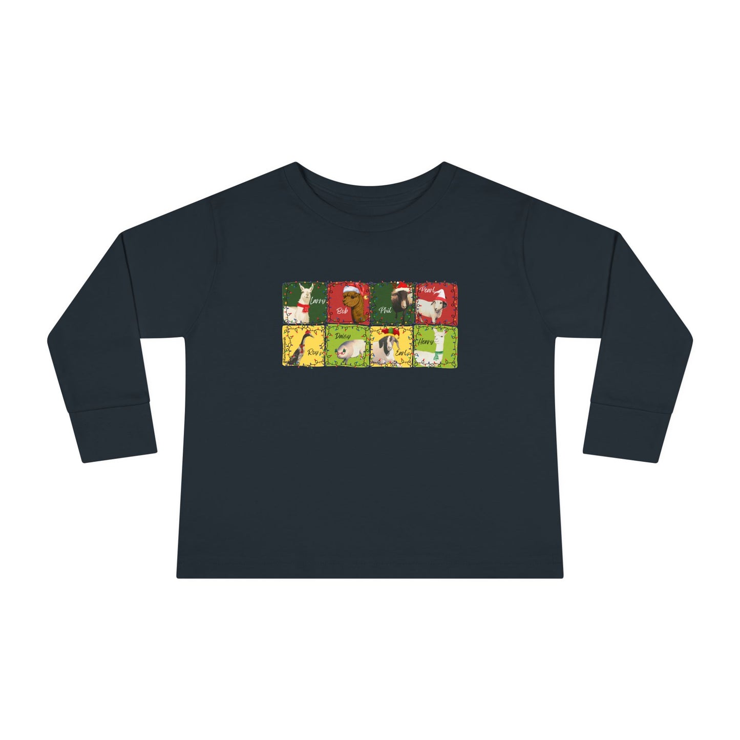CHRISTMAS WITH THE WHOLE GANG - TODDLER LONG SLEEVE TEE