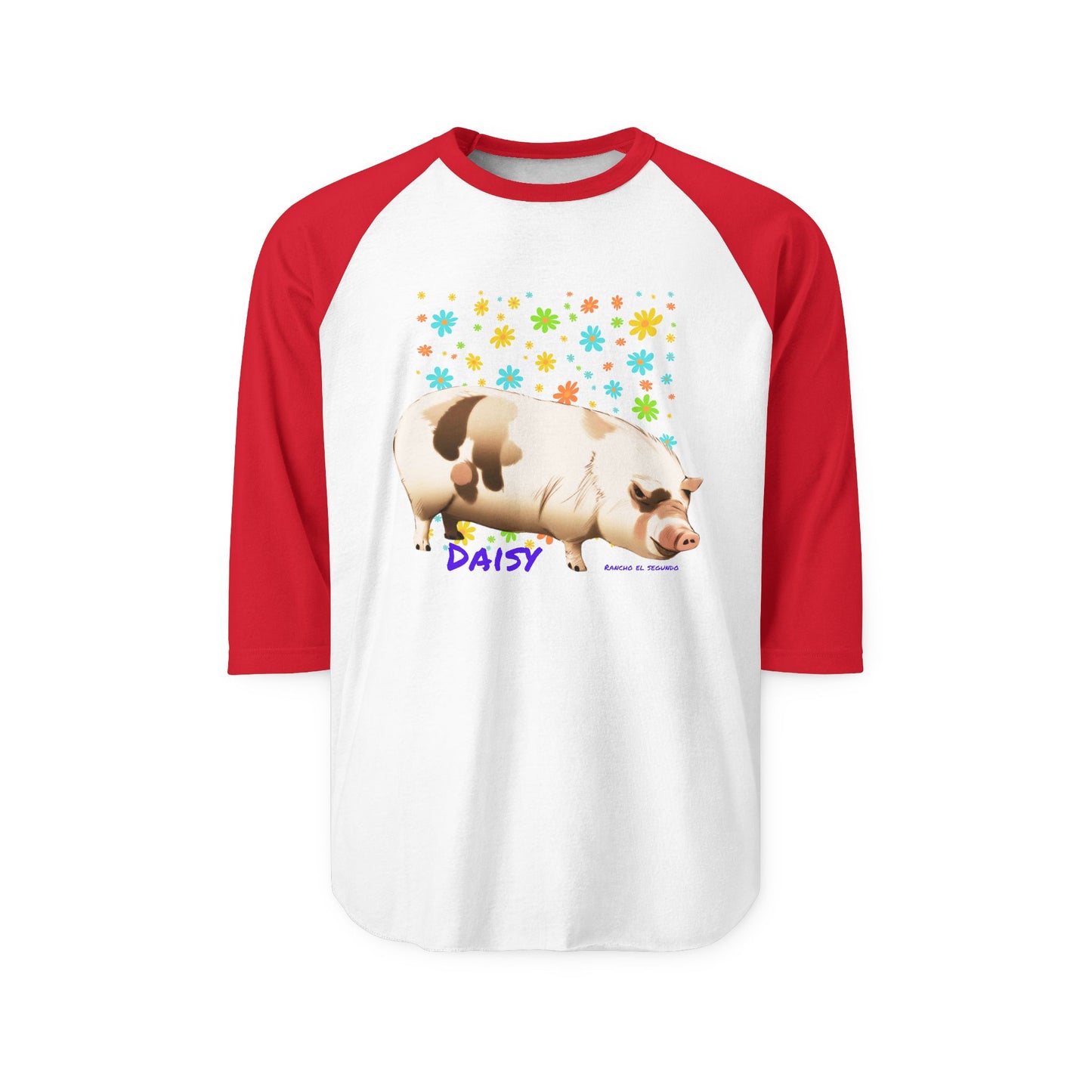 BASEBALL T-SHIRT (UNISEX) - DAISY - CALI SUN