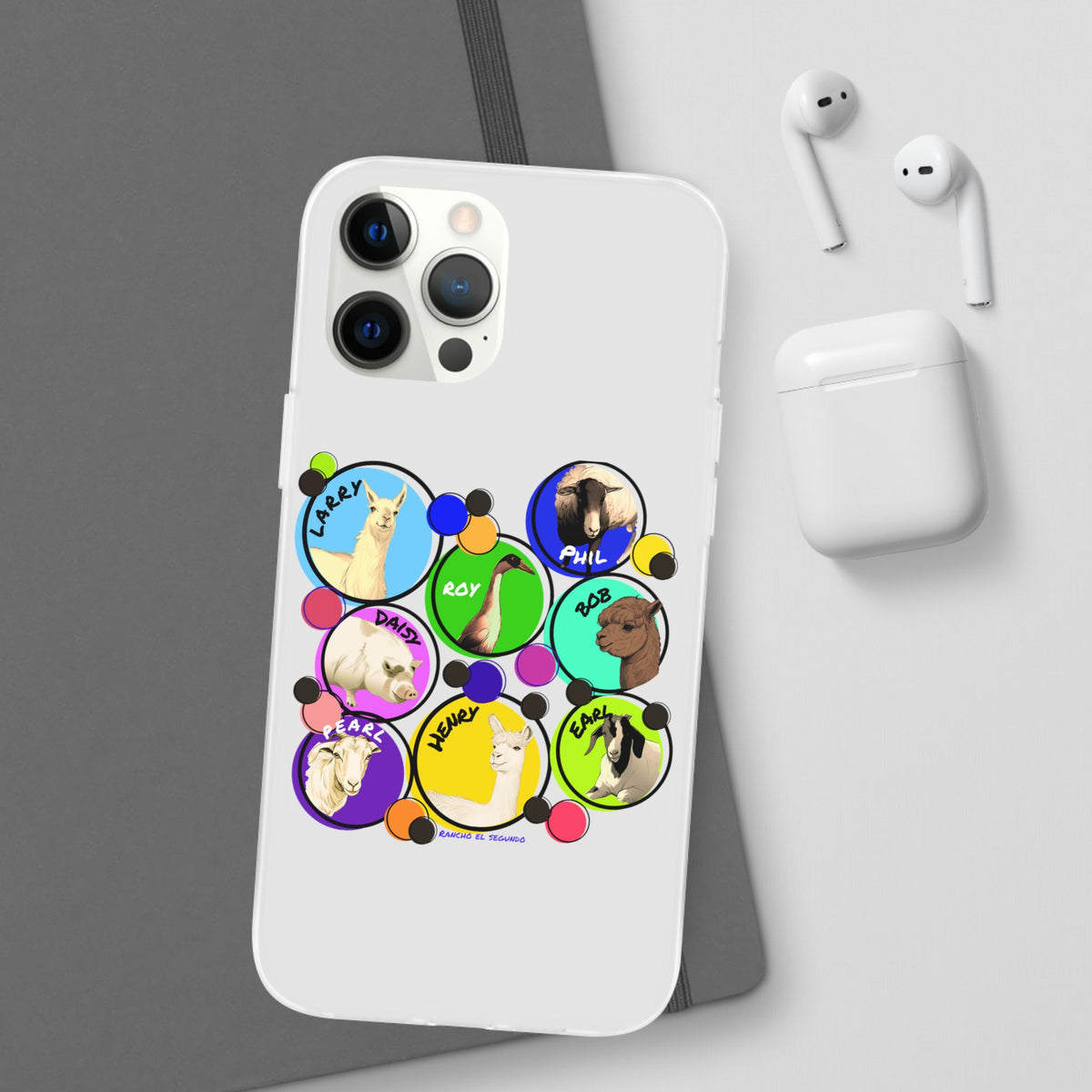 IPHONE & GALAXY FLEXI CASE - THE WHOLE GANG - CALI SUN